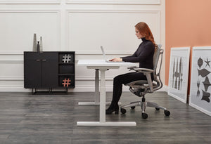 Table électrique réglable en hauteur hiSpace Quick Connect
